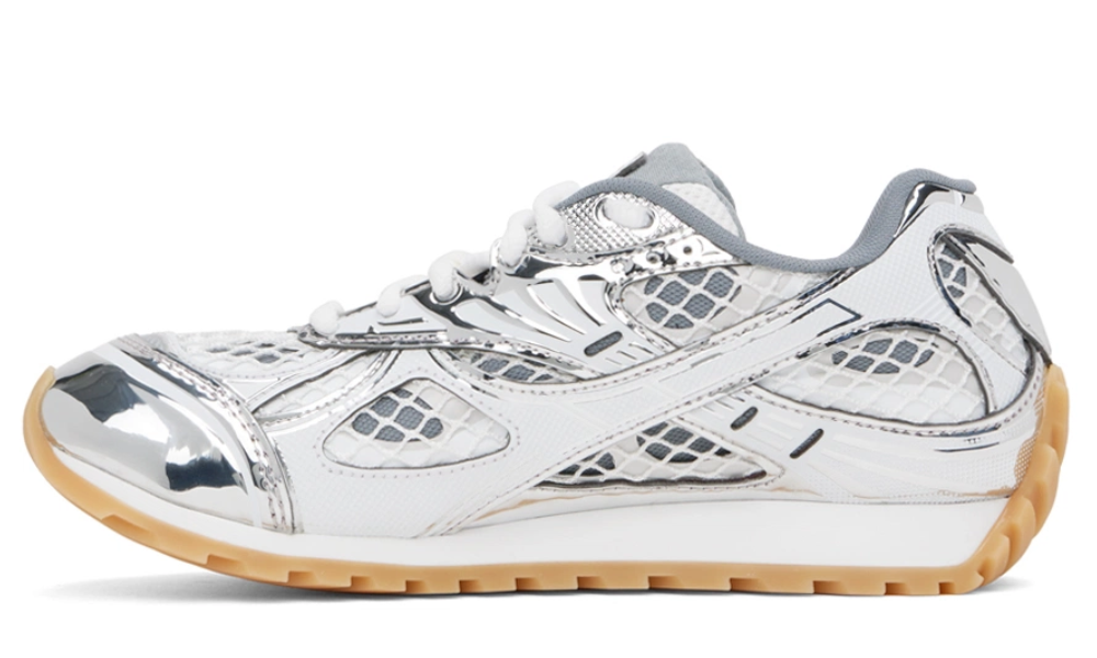 Bottega Veneta Orbit Sneaker 'White Silver'