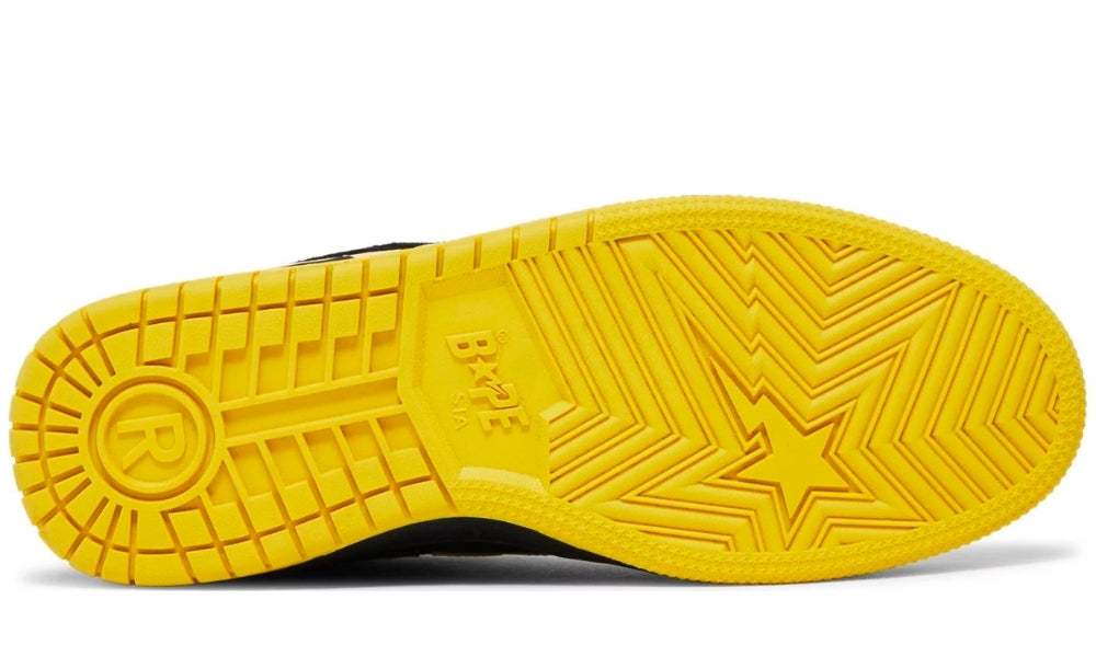 Sk8 Sta 'Black Electric Yellow'