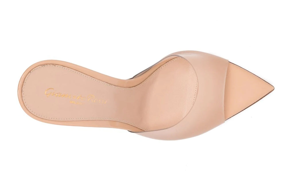 Gianvito Rossi Elle point-toe mules "Blush Pink"