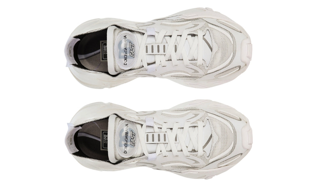Dolce & Gabbana Technical fabric Fast sneakers 'White'