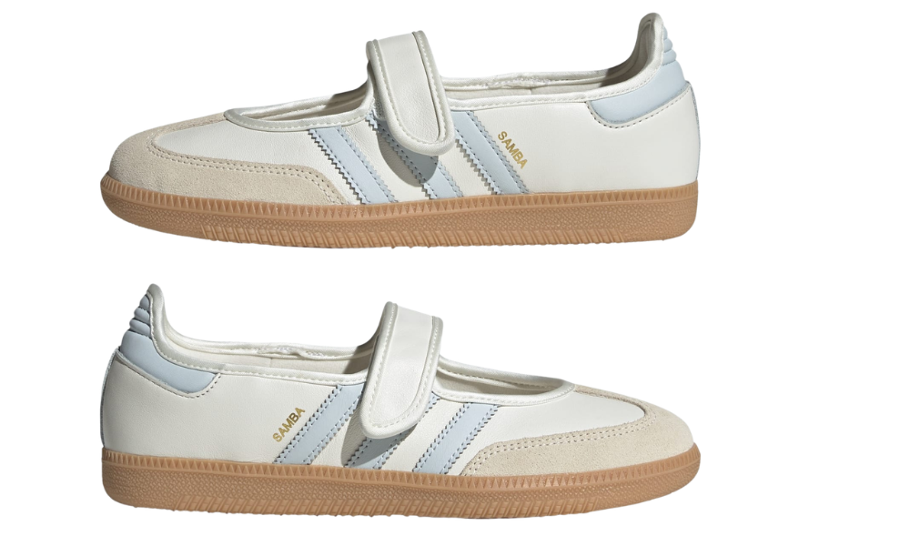 Adidas Samba Jane 'Cloud White / Gum / Halo Blue'