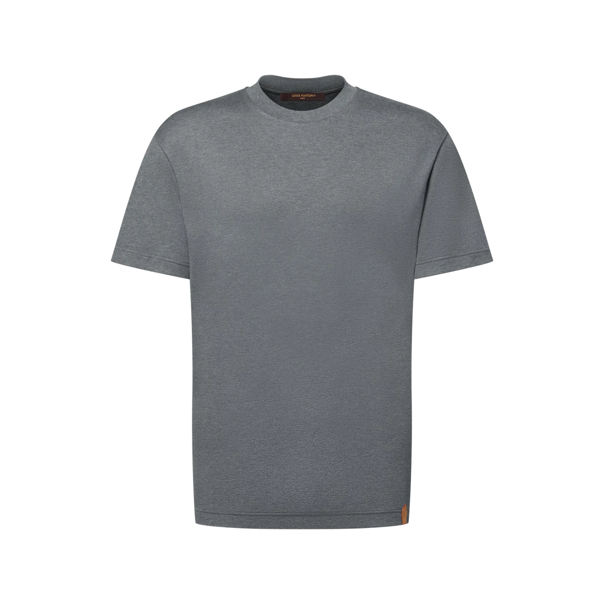 Louis Vuitton Cotton-Silk Short-Sleeved T-Shirt "Grey"