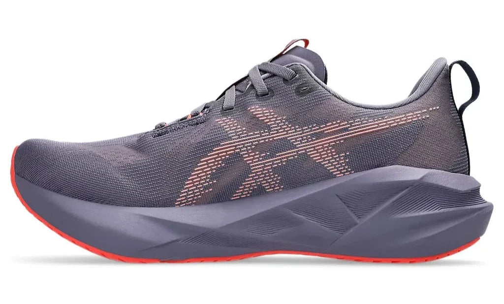 Asics Novablast 5 "Greyish Purple/Coral Reef"