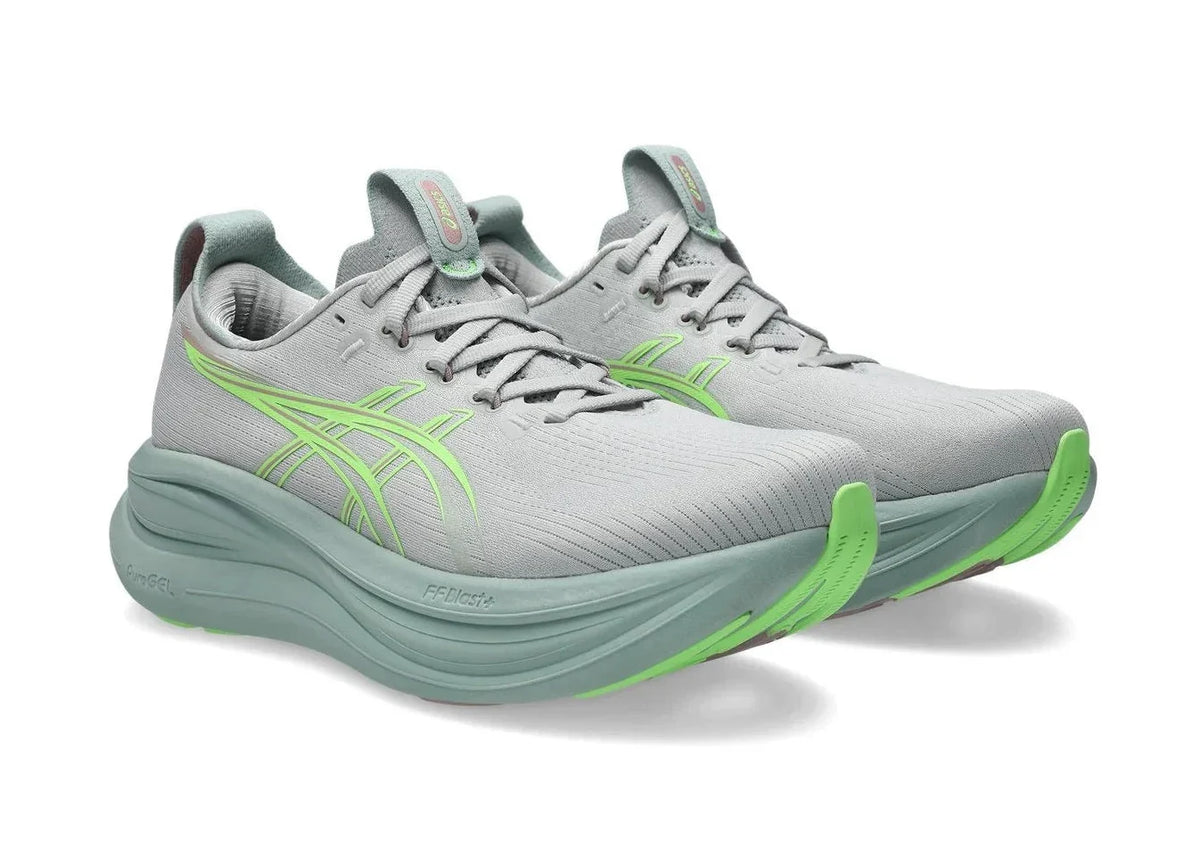 Asics Gel Nimbus 28 "Cloud Grey / Illuminate Green"