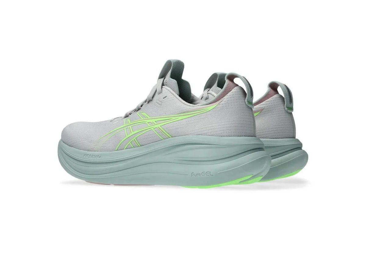 Asics Gel Nimbus 28 "Cloud Grey / Illuminate Green"