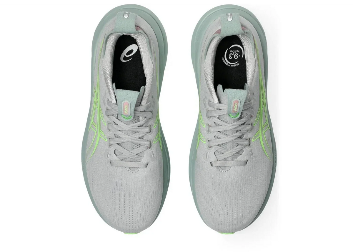 Asics Gel Nimbus 28 "Cloud Grey / Illuminate Green"