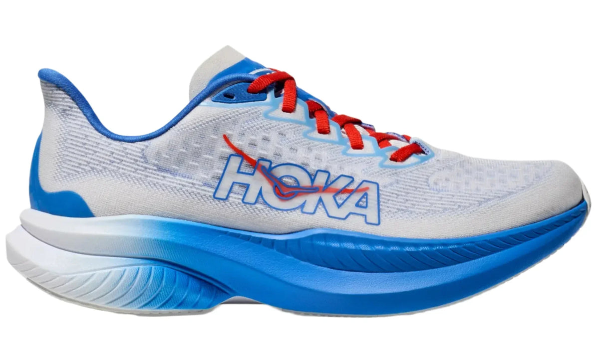 Hoka Mach 6 'white / virtual blue'