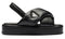 Prada triangle-logo padded sandals "Black"