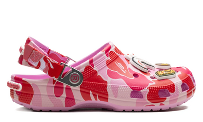 BAPE x Crocs Classic Clog 'ABC Camo - Pink'