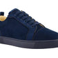 Christian Louboutin Fun Louis Junior suede "Navy Blue"