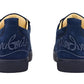 Christian Louboutin Fun Louis Junior suede "Navy Blue"