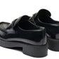Prada Chocolate brushed leather loafers