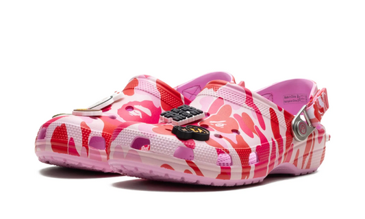 BAPE x Crocs Classic Clog 'ABC Camo - Pink'
