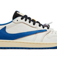 Fragment Design x Travis Scott x Air Jordan 1 Retro Low OG SP 'Sail Military Blue'