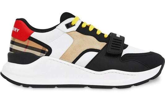 Burberry panelled low-top