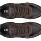 Dior B27 Uptown Low-Top Sneaker "Deep Brown Suede, Black Smooth"