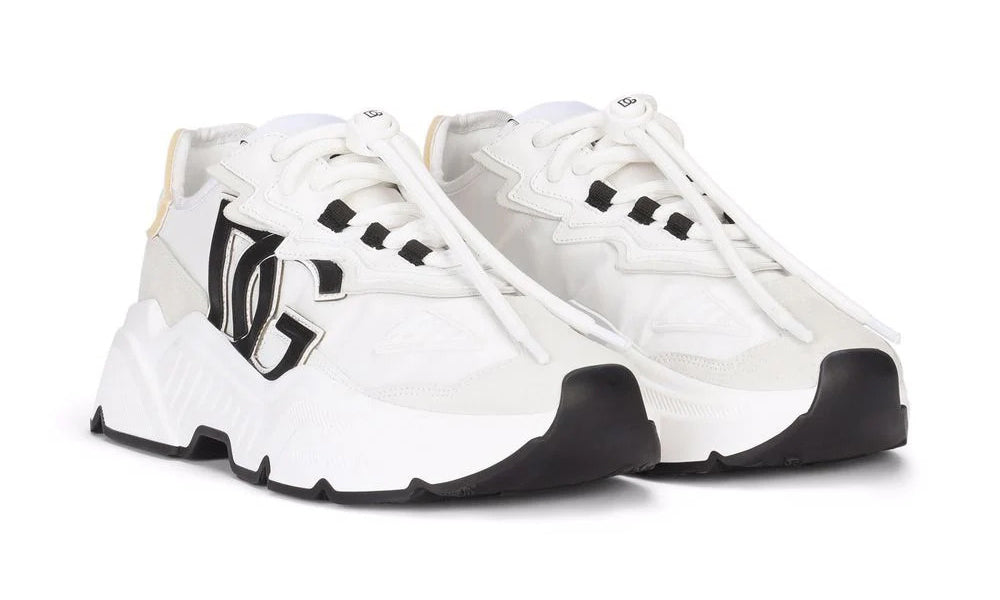 Dolce & Gabbana logo-patch lace-up sneakers