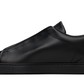 Zegna Black Triple Stitch Sneakers