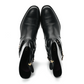 Chanel  Calfskin Chain Short Boots "Black"