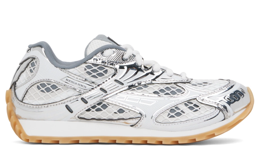 Bottega Veneta Orbit Sneaker 'White Silver'