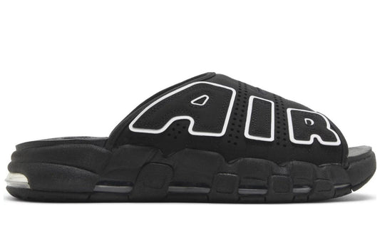 Air More Uptempo Slide ‘Black - Black Sole’
