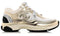 Chanel Fabric & Laminated White, Gold & Silver Low Top Sneakers