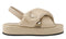 Prada triangle-logo padded sandals "Beige"