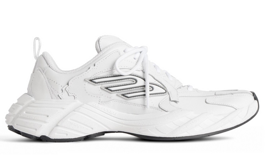 Balenciaga Monday Shoe "White/Black/Grey"