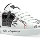 Dolce & Gabbana logo-patch sneakers "White"