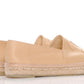 CHANEL Lambskin CC Espadrilles 'Beige Black'