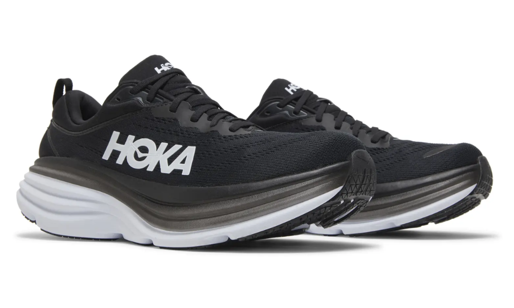 Hoka Bondi 8 'Black White'