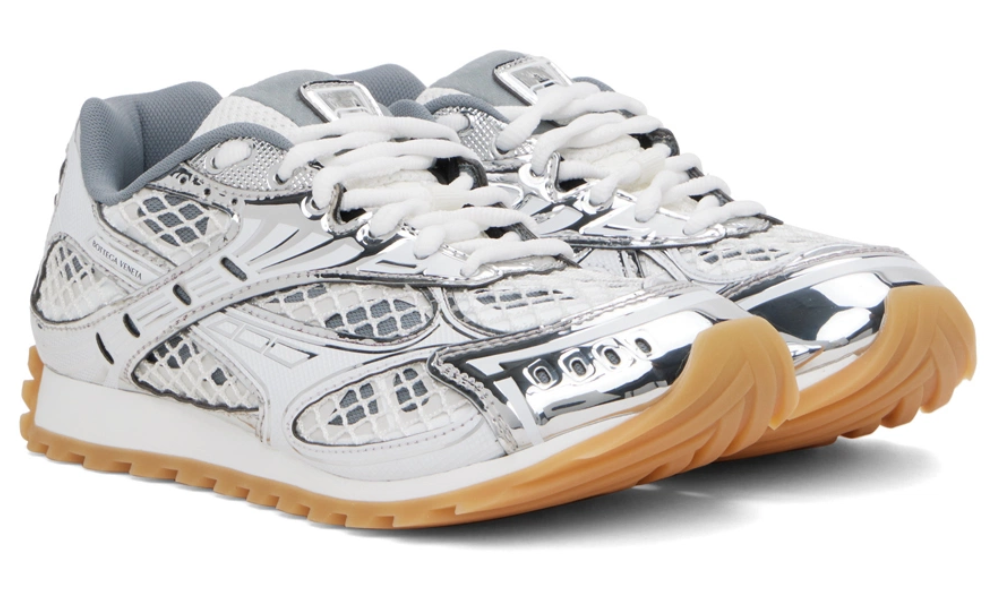 Bottega Veneta Orbit Sneaker 'White Silver'