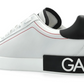 Dolce & Gabbana logo-patch sneakers "White"