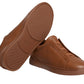 Zegna Triple Stich leather sneakers "Vicuna"