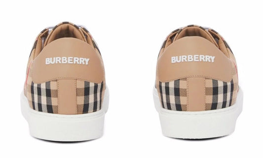 Burberry Vintage Check lace-up sneakers