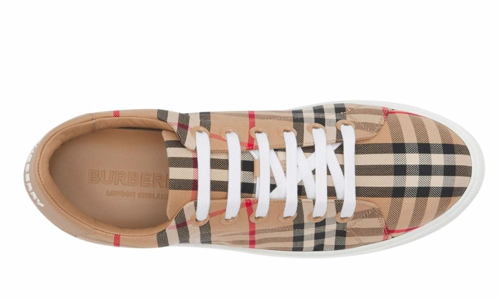 Burberry Vintage Check lace-up sneakers