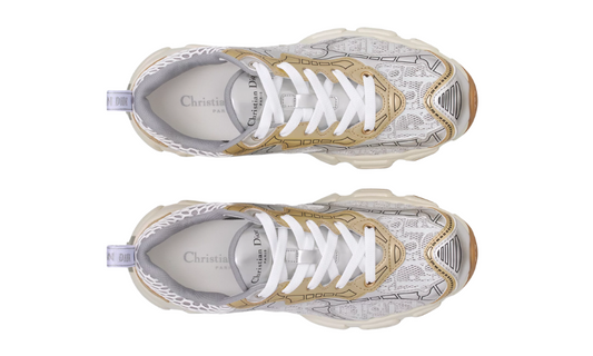 حذاء Dior Vibe الرياضي "ذهبي فضي"