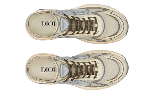 حذاء Dior B30 "كاوند داون تيك" الرياضي باللونين البيج والبني