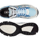 Dior B30 Light Blue Mesh and Blue, Gray and White Technical Fabric