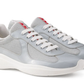 Prada America's Cup chunky-sole lace-up  "Light Grey"