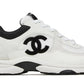 Chanel Mesh, suede & grained calfskin "White/Black"