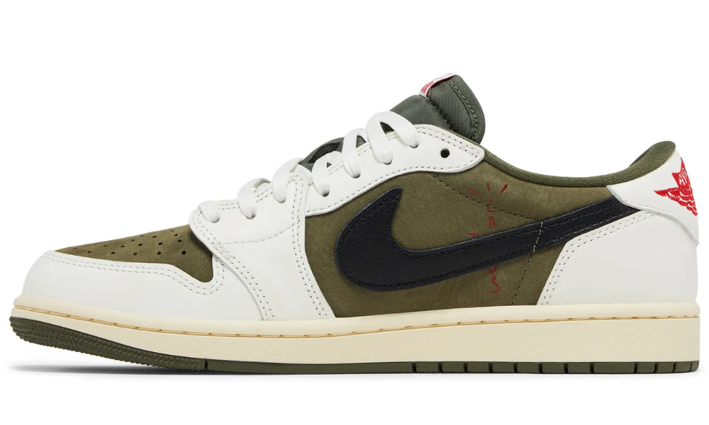 Travis Scott x Nike Air Jordan 1 Retro Low OG SP 'Reverse Olive / Medium Olive'
