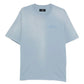 Amiri Bleach Bandana Patch T-shirt "Ash Blue"
