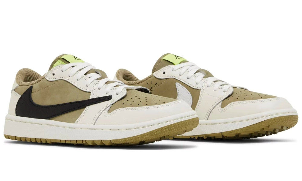 Travis Scott x Air Jordan 1 Low Golf 'Neutral Olive'
