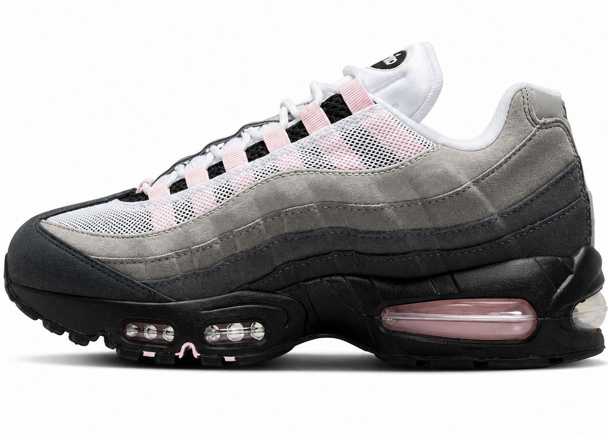 Nike Air Max 95 Big Bubble "Black / White and Silver / Pink"