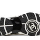 Chanel Mesh, suede & grained calfskin "White/Black"