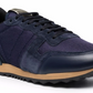Valentino  Garavani Rockrunner low-top sneakers "Bleu"