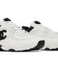 Chanel Mesh, suede & grained calfskin "White/Black"