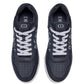 B27 Low-top Sneaker Navy Blue Smooth Calfskin And Cd Diamond Canvas