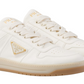 Prada Downtown Nappa Leather Sneakers 'Ivory'